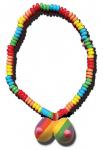 LGBT Bachelorette Party Rainbow Boobie Candy Necklace by Hott 